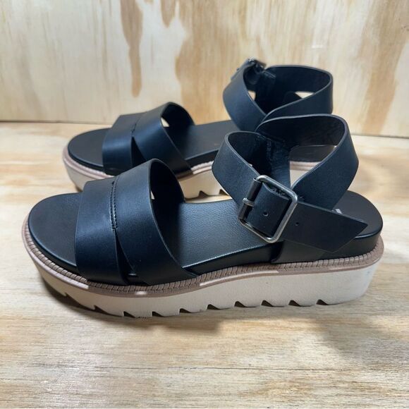 MIA Black Platform Sandals Women’s Size 6.5 - Picture 1 of 8